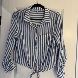 Striped Top, Button Down